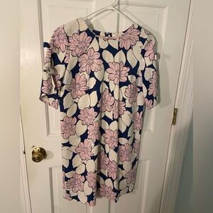 Ann Taylor Factory Petite Floral Shift Dress – Size 8P